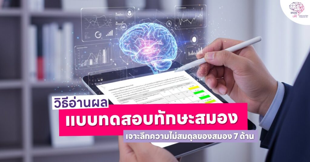 วิธีอ่านผลแบบทดสอบทักษะสมอง