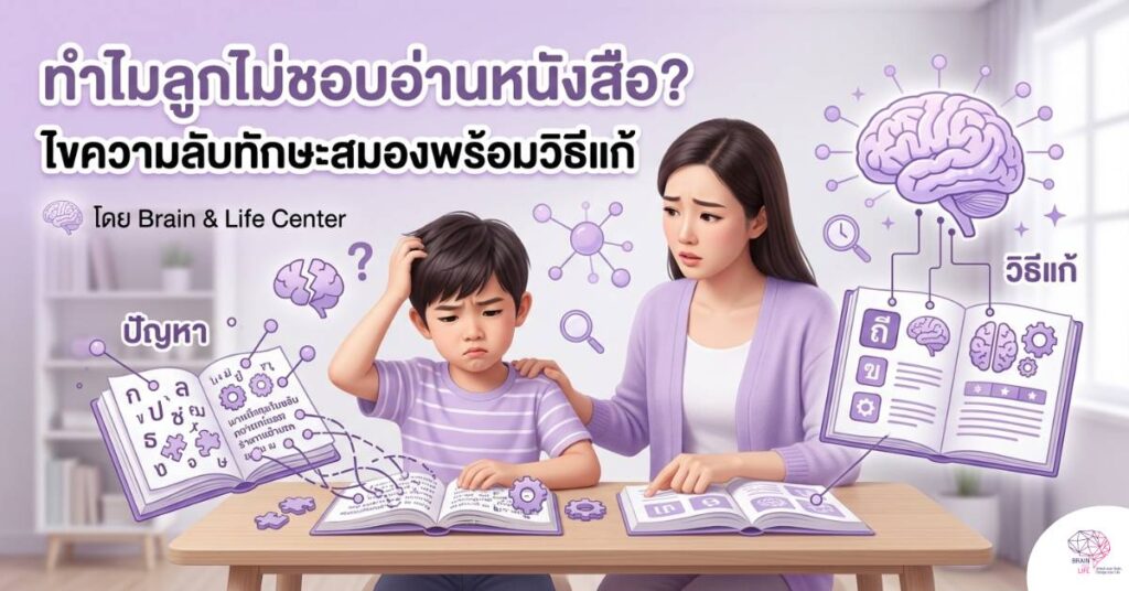 ทำไมลูกไม่ชอบอ่านหนังสือ